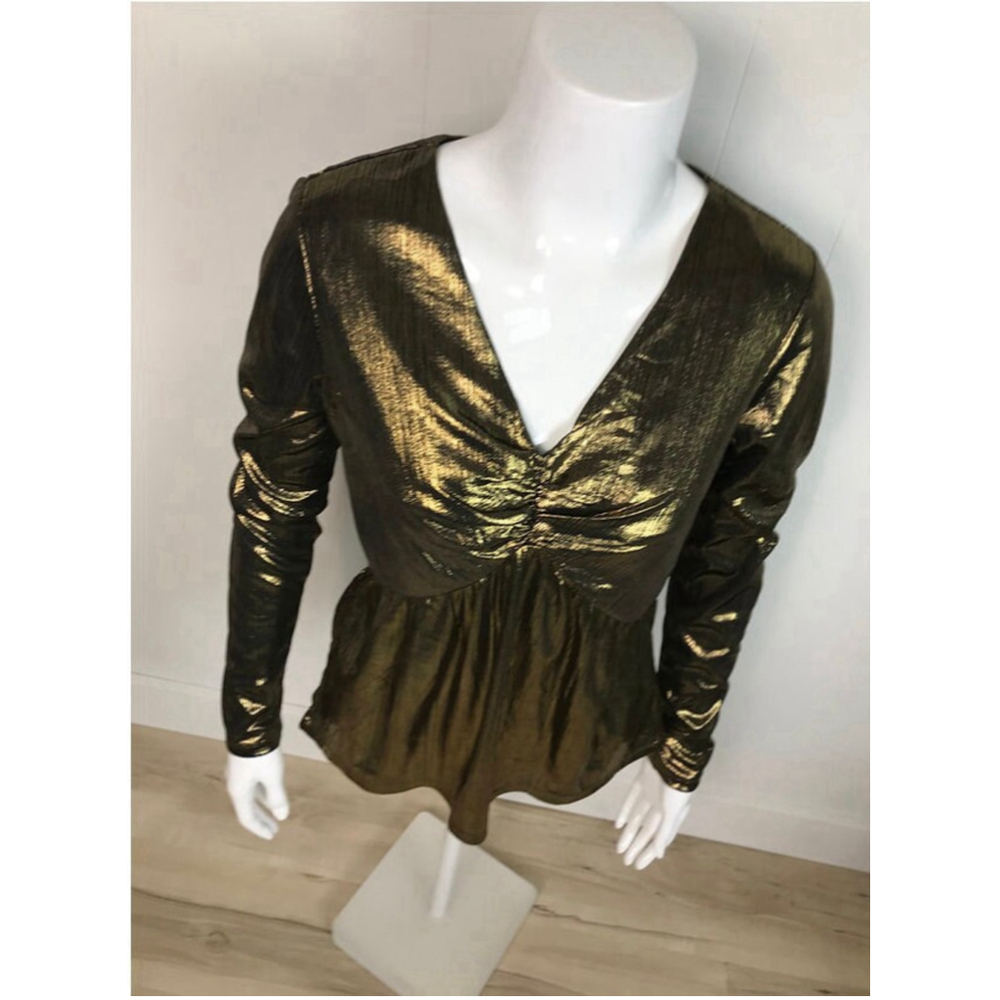 Vintage Gold 'Michael Kors' Blouse
